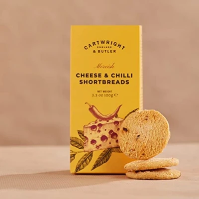Image of Cartwright &amp; Butler Cheese Chilli Shortbreads In Carton
