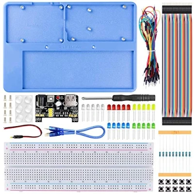 Image of Youmile RAB Holder DIY Kit 5 in 1 Base Plat Electronic Component Fun Breadboard for Arduino Raspberry Pi 4B/3B+/3B/2B+/2B/Zero