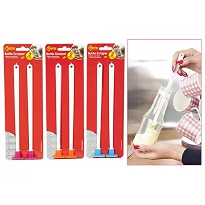 Image of PMS SET 2 SAUCE BOTTLE SCRAPERS TIE ON CARD