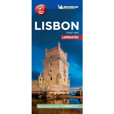 Image of Lisbon Michelin City Map 9208: Laminated Plan (Michelin Plans, 8)