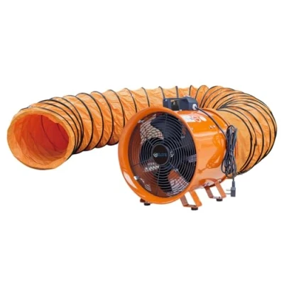 Image of 300mm 12&quot; Cyclone Dust Fume Extractor Ventilation Fan 230v with 5m Duct