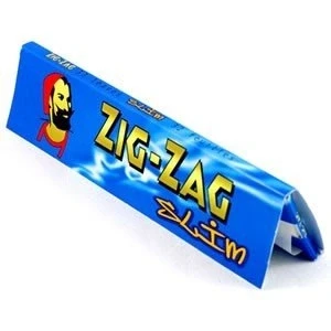 Image of Zig Zag 160 Blue King Size Slim Rolling Papers 5 Books Of 32