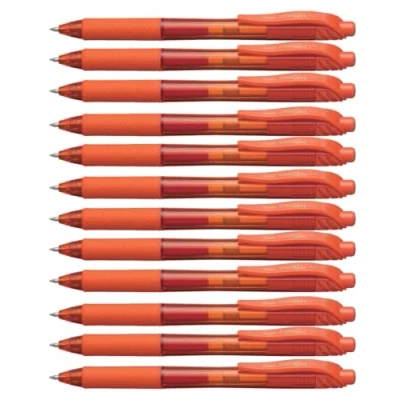 Image of Pentel EnerGel X Orange Pack of 12