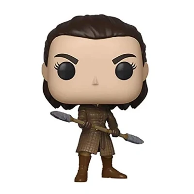 Image of Funko POP! TV: GoT Arya Stark With Two Headed Spear Game Of Thrones Collectable Vinyl Figure Gift Idea Official Merchandise Toys for Kids &amp; Adults TV Fans Model Collectors