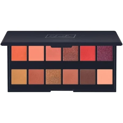 Image of Sleek MakeUP i Divine Eyeshadow Palette, 12 Shades in a Mix of Matte, Shimmer, Foil and Due Chrome, Blendable Highly Pigmented, Royal Flush
