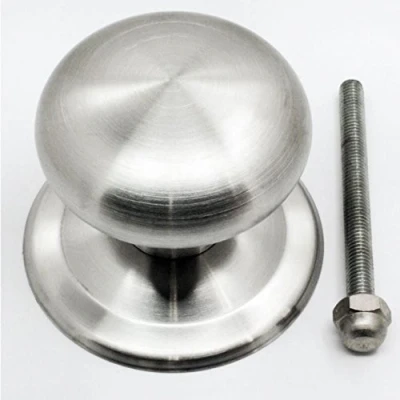 Image of EUROART Centre Door Knob Mushroom Shape in PVD Finish &amp; Dimensions 75mm x 70mm