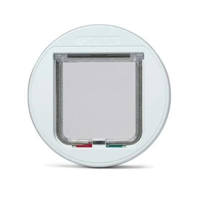 Image of Cat Mate 4 Way Locking Glass Fitting Flap (Medium)