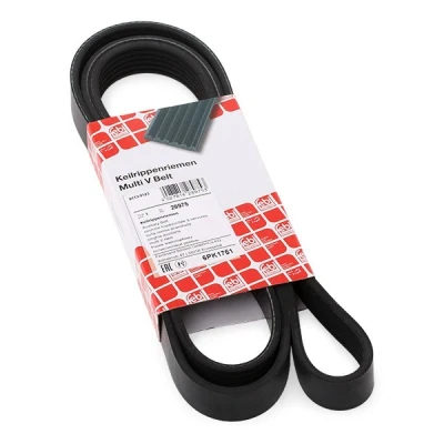 Image of 6PK1748, 6PK1749, 6PK1750, 6PK1751, 6PK1752 V ribbed belt FEBI BILSTEIN 28975 1751mm 6 EPDM (ethylene propylene diene Monomer (M class) rubber)