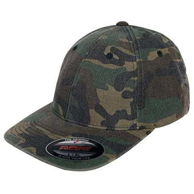 Image of Flexfit Cap, Size: L/XL, Green camo