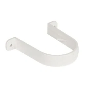 Image of FloPlast White Round Downpipe Clip 68mm