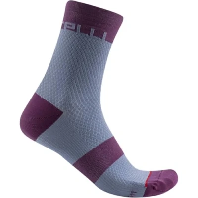Image of CASTELLI 4522069 534 VELOCISSIMA 12 SOCK Women&#039;s Socks VIOLET MIST/AMETHYST M