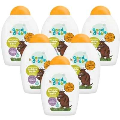 Image of Good Bubble Gruffalo Bath with Prickly Pear Multipack 6x400ml Tear Free Baby for Sensitive &amp; Eczema Prone Skin Sulphate Toddlers