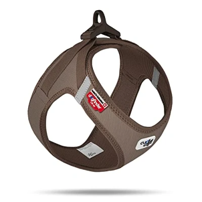 Image of Vest Harness curli Clasp Cord Brown M