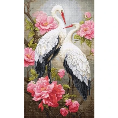 Image of Luca S Cross Stitch Kit Guests of Spring, BU5042, Counted for Adults, Needlecraft and Embroidery