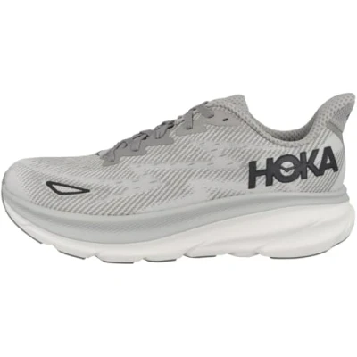 Image of HOKA Clifton 9 Neutral running shoes, Men&#039;s, Size: 8.5, Harbor mist/black Textile/synthetics