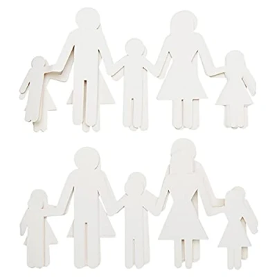 Image of Premier Stationery Crafty Bitz Family Cutouts Craft Paper. Pack of 10