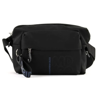 Image of Mandarina Duck Women&#039;s P10QMTT7 Crossbody Bag, (Black), 21x15x8 (L x H W)