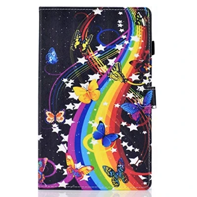 Image of Case for Samsung Galaxy Tab A 10.1 SM T580 T585, Protective Cover Card Slot with Holder and Auto Sleep/Wake Function