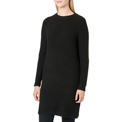 Image of Pieces Pcellen Oneck Dress Jumper dress, Women&#039;s, Size: Medium, Black