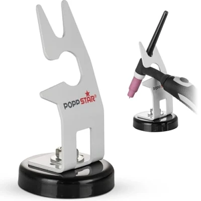 Image of Poppstar GTAW TIG Torch Holder with Magnetic Stand for Fixing to Welding Table (Ø 9 cm) or