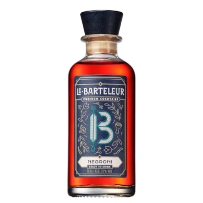 Image of Le Barteleur Cocktail Collection Premium Ready To Drink, Pre Mixed Bar Quality Cocktails 10cl each (Negroni Cocktail)