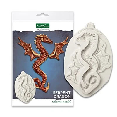 Image of Katy Sue Serpent/Dragon Silicone Mould for Cake Decorating &amp; Crafts