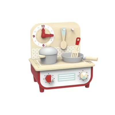 Image of Tooky Toy Play kitchen set and BBQ, Multicoloured, 20838447