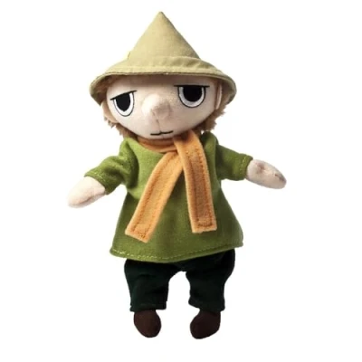 Image of AURORA, 13202, Moomin Official Merchandise, Snufkin, 6.5In, Soft Toy, Green and White
