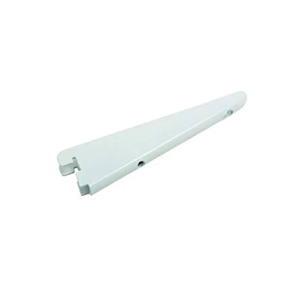 Image of Sapphire Twinslot Shelving Bracket White 27cm