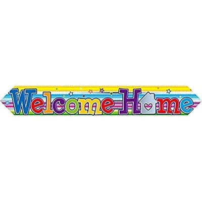 Image of 9ft Banner Welcome Home Swirl
