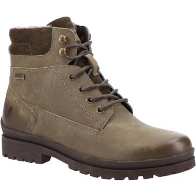 Image of Hush Puppies Women&#039;s Annay Fashion Boot, Khaki, 4 UK