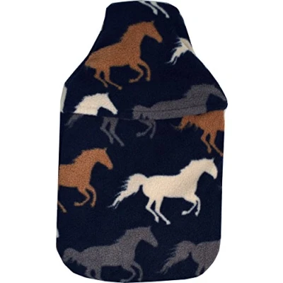 Image of Vagabond Bags Ltd Horses 2 Litre Hot Water Bottle and Cover