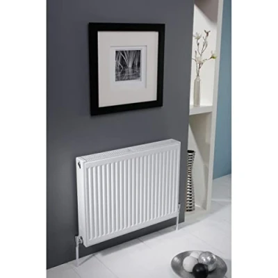 Image of Kartell K RAD Kompact Type 22 White 750mm x 500mm Double Panel with Convector Horizontal Radiator D705K