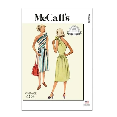 Image of MCCALLS M8380A5 Misses&#039; Dress A5(6 8 10 12 14)