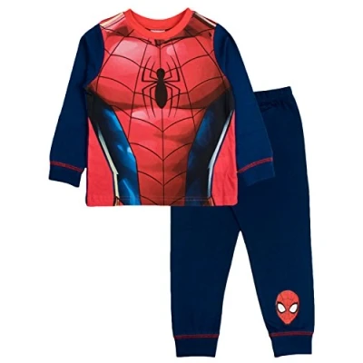 Image of Spiderman Boys Novelty Dress Up Pyjamas 2 3 Years Red/Blue