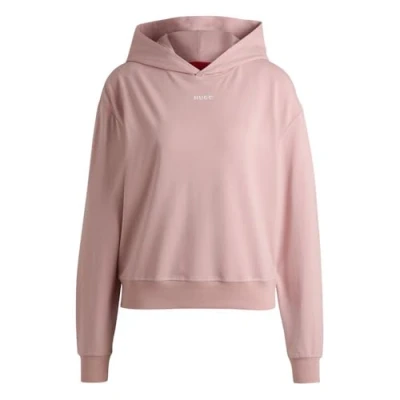 Image of HUGO Women&#039;s Shuffle_Hoodie Loungew_Sweatshirt, Light/Pastel Pink683, XXXL