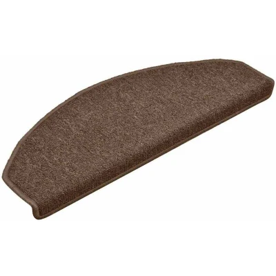 Image of vidaXL Stair Mats 30 pcs Brown 65x24x4 cm