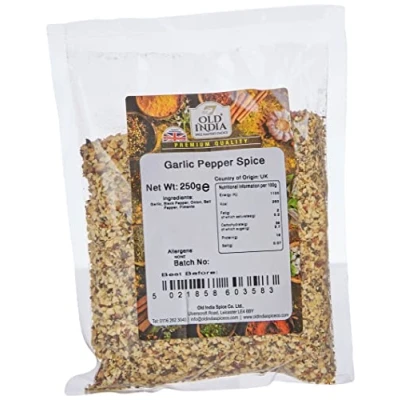 Image of Old India Garlic Pepper Spice 250g