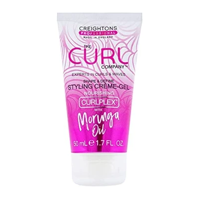 Image of Creightons Professional The Curl Company Shape and Define Styling Creme Gel (50 ml Travel Size Mini) Experts in Curls Waves; Professionally Formulated with Nourishing Moringa Oil