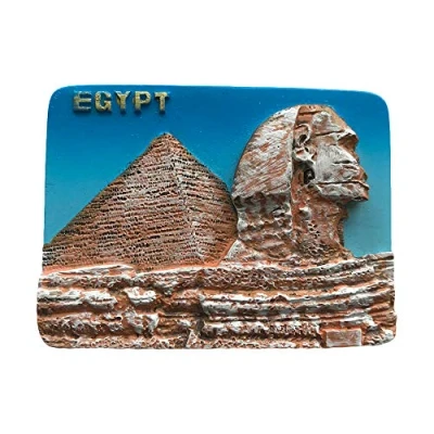 Image of Egypt 3D Pyramid Fridge Magnet Tourist souvenir Travel Sticker,Egypt Refrigerator Magnet,Home and Kitchen Decoration Collection from China