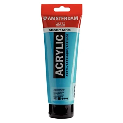 Image of Amsterdam Standard Series Acrylic Tube 250 ml Turquoise Blue 522 (17125220)