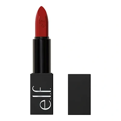 Image of e.l.f. O Face Satin Lipstick, Richly Pigmented, Nourishing &amp; Long Lasting Creamy Infused With Jojoba, Vegan Cruelty Free, Spicy