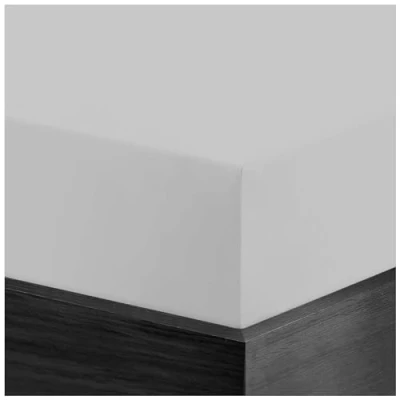Image of GC GAVENO CAVAILIA 25Cm Deep Fitted Sheets Double Bed Elasticated Corners, Fade Resistant Flannelette Bottom Brushed Cotton Bedding Thermal Warm Flannel Sheet, Grey
