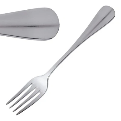 Image of Olympia Baguette Dessert Fork Pastry Cake Cutlery Dining Kitchenware Tableware Cookware Cooking Kitchen Home Restaurant 18/0 Stainless Steel. Pack Quantity: 12