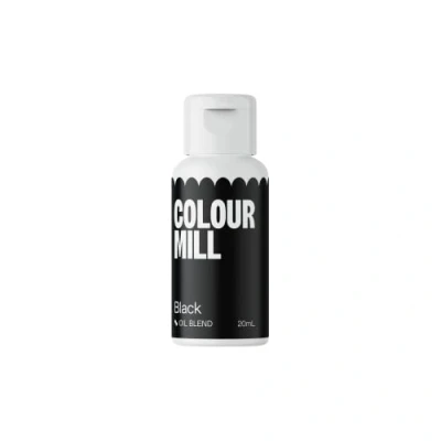 Image of Colour Mill Oil Based Food Colouring Black Next Generation for Baking, Decorating, Icing and Cooking Dye DIY Slime Crafts Making Burgundy 20 ml