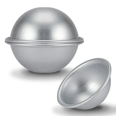 Image of 9cm Semicircle Baking Mold Aluminum Alloy Cake Pan Hemisphere Chiffon Bikini Dessert Pudding Mould Home Kitchen Accessory for Beginners