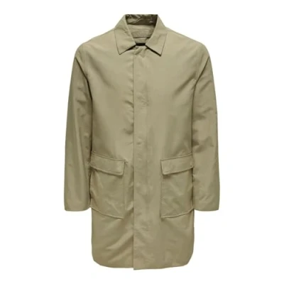 Image of Only &amp; Sons Hayne Coat Chinchilla (Large)