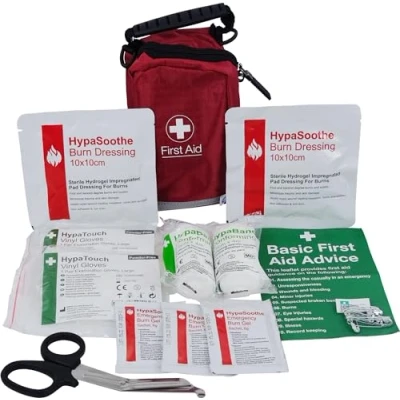 Image of Safety First Aid Group Burn Stop Burns Kit in Bag, Small Fully Stocked