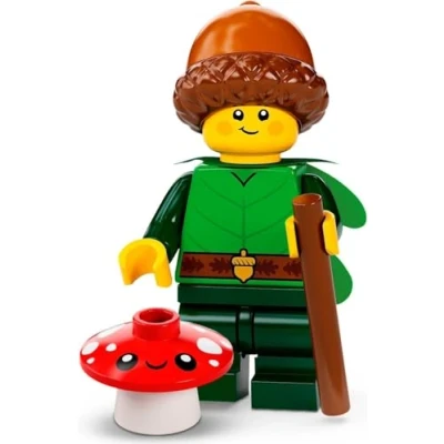 Image of LEGO 71032 Series 22 Minifigure: Forest Elf With Cute Mushroom