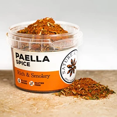 Image of Nature Kitchen (Paella Spice 50G) Blends Herbs Spices Salt &amp; Peppers. Over 154 Different
